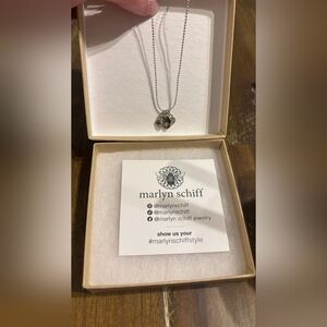 MARLYN SCHIFF Silver Moon, Sun And Star Necklace NEW!